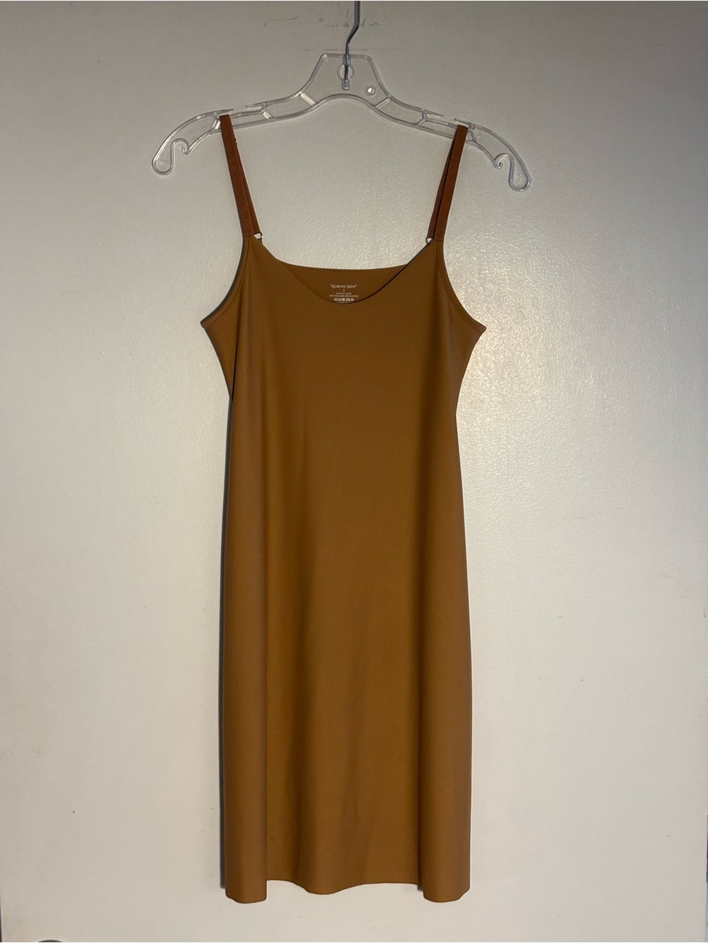 Nubian Skin Naked Full Slip in Cafe Au Lait Sz Sm